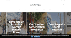 Desktop Screenshot of jeveronique.com